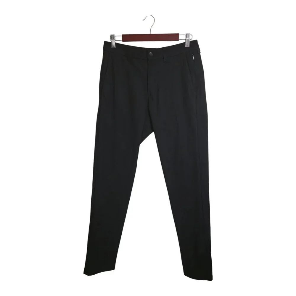 Lululemon Pants Men 30 Black Commission Warpstreme Slim Tapered Golf LM5975S
